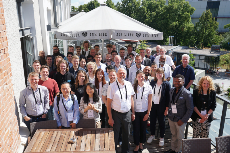 group picture yearly big meeting in bayreuth, jul 22